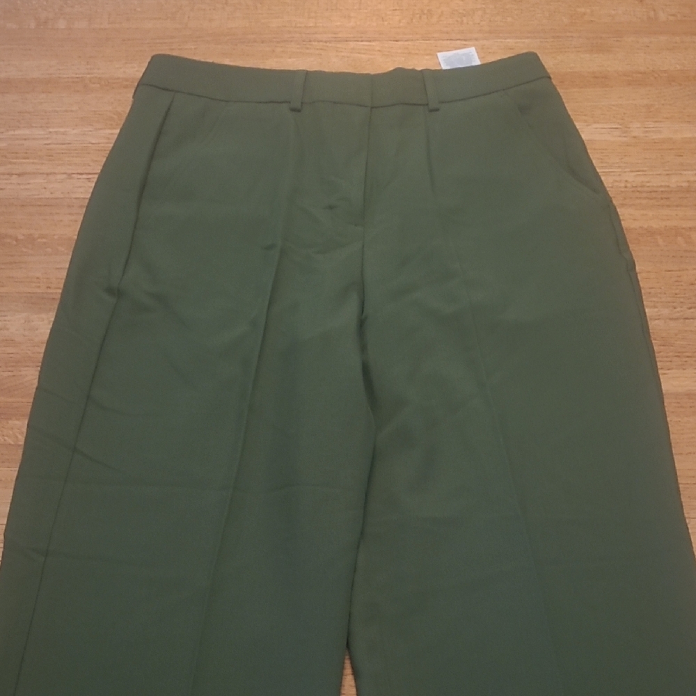 JJXX Green Pleated Trousers